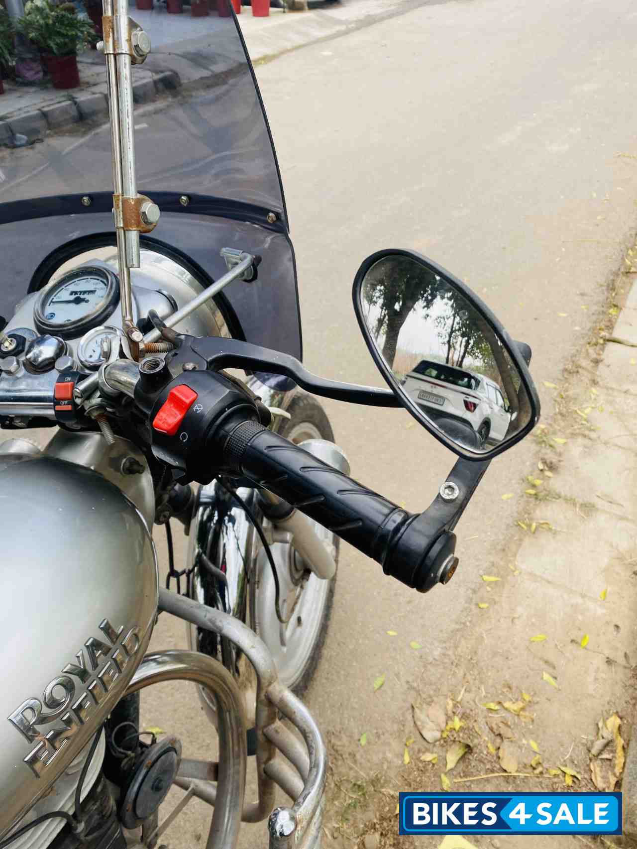 D. Silver Royal Enfield Bullet Electra