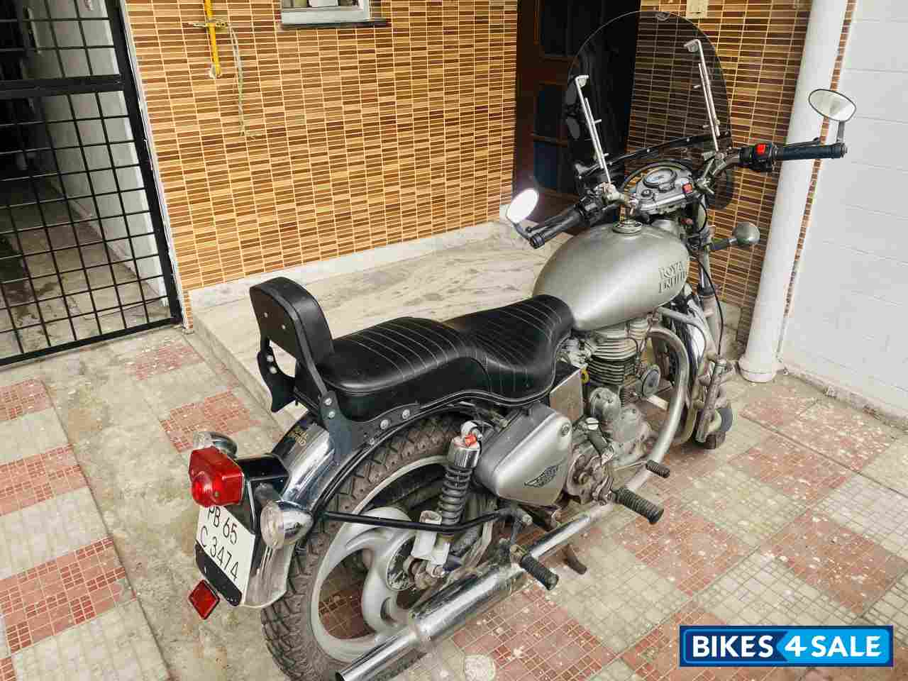 D. Silver Royal Enfield Bullet Electra