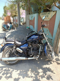 Blue Royal Enfield Thunderbird TwinSpark 350