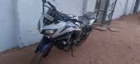 White Blue Yamaha Fazer FI V2