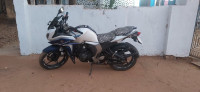 White Blue Yamaha Fazer FI V2