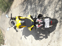 Yellow Bajaj Pulsar RS 200 ABS