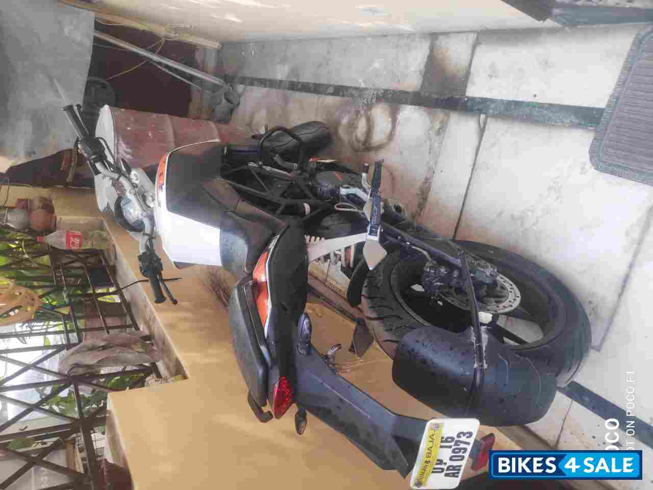 White KTM Duke 200 ABS