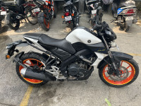 White Yamaha MT-15