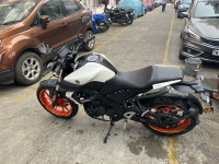 White Yamaha MT-15