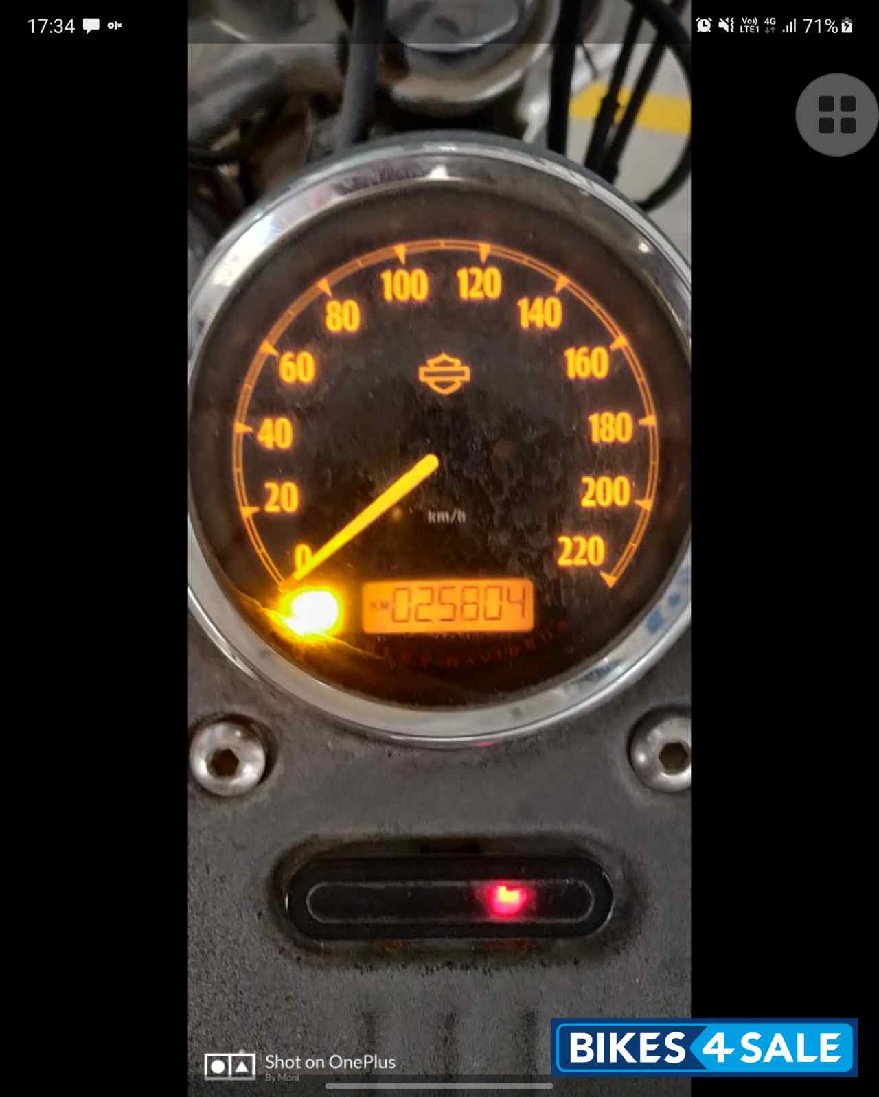 Mat Black Harley Davidson Street