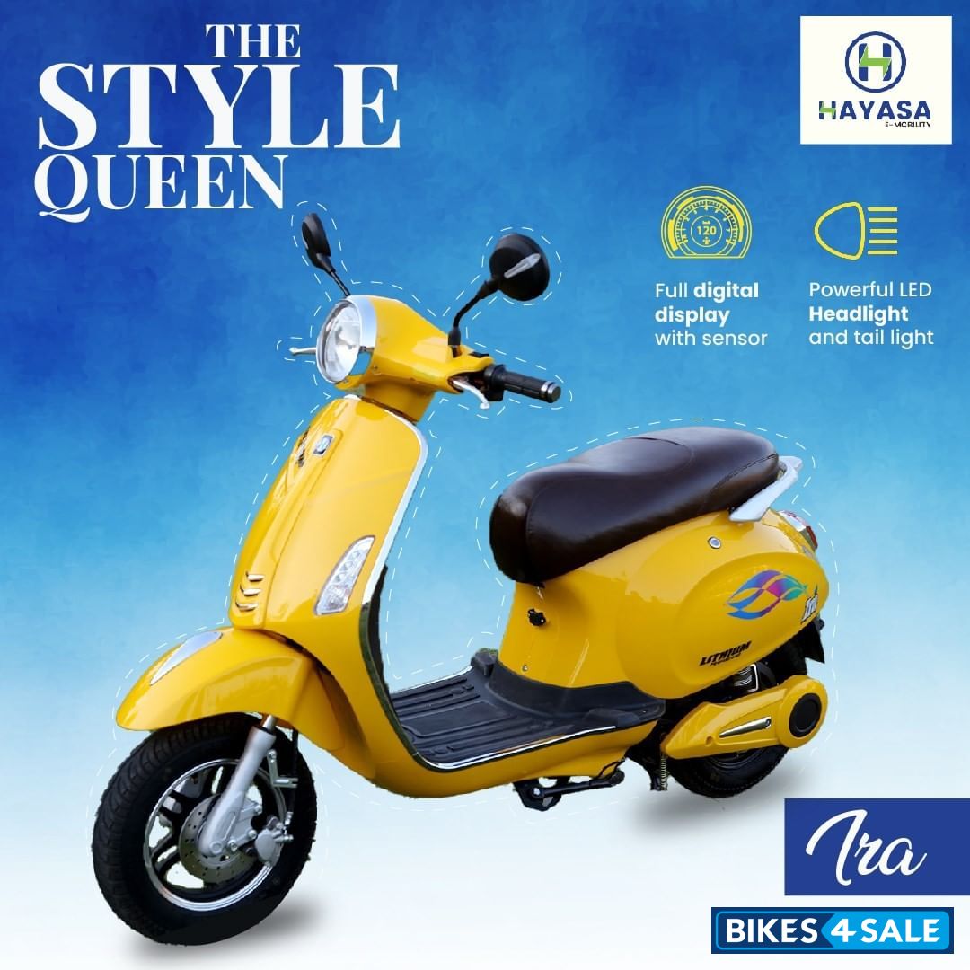 Yellow, White, Silver Electric Bike  Ira