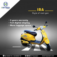 Yellow, White, Silver Electric Bike  Ira