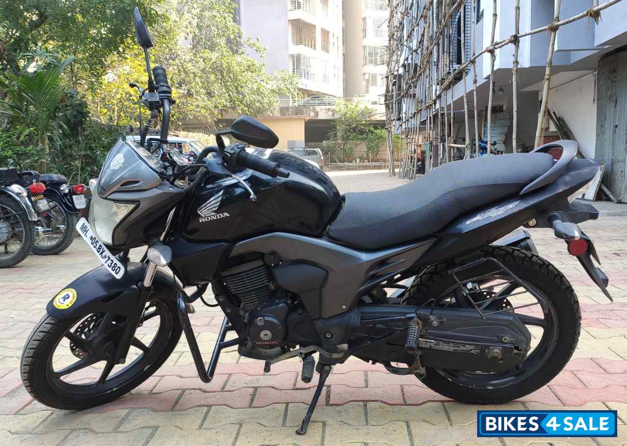 Black Honda CB Trigger