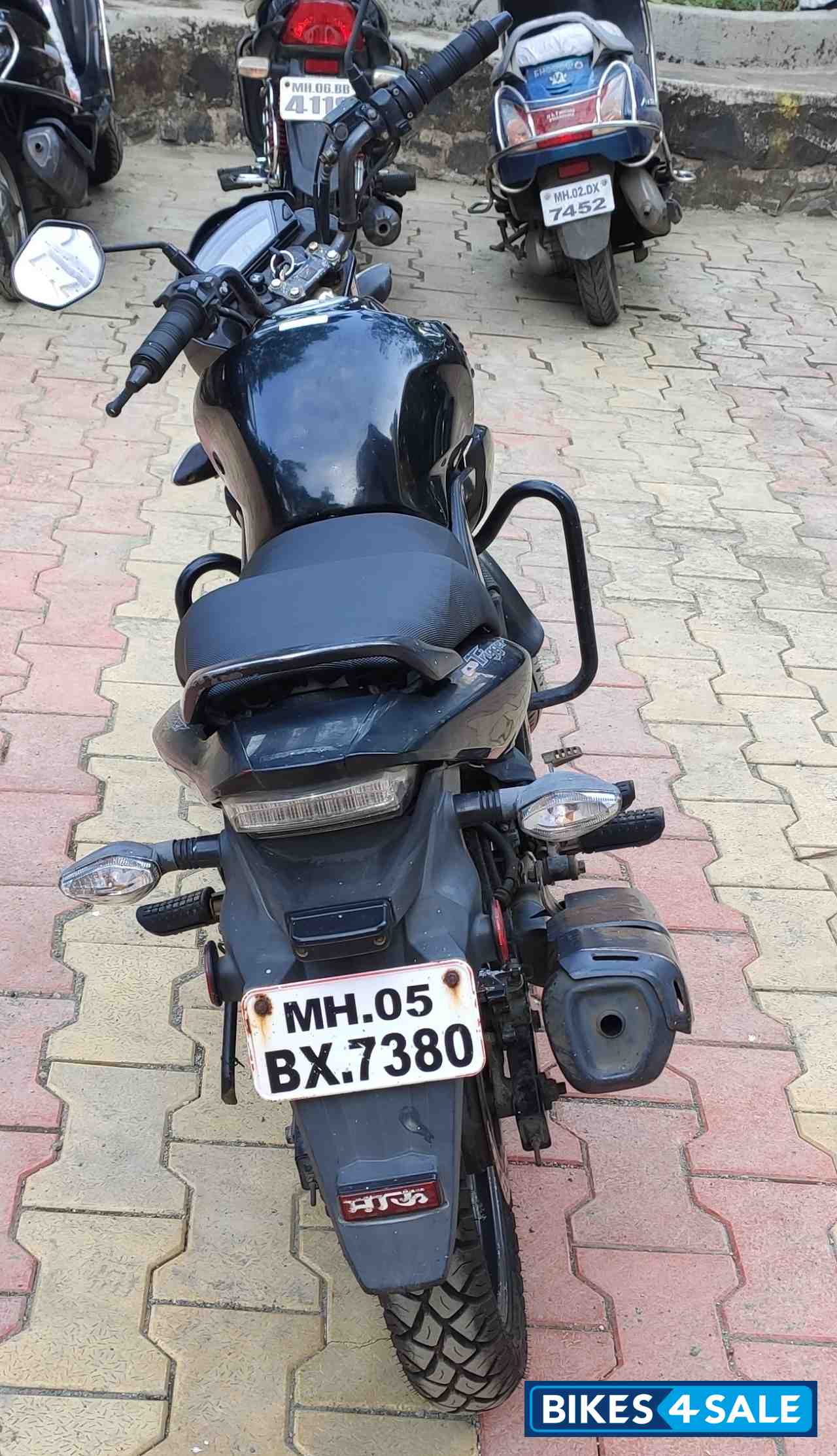 Black Honda CB Trigger
