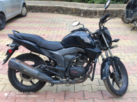 Black Honda CB Trigger