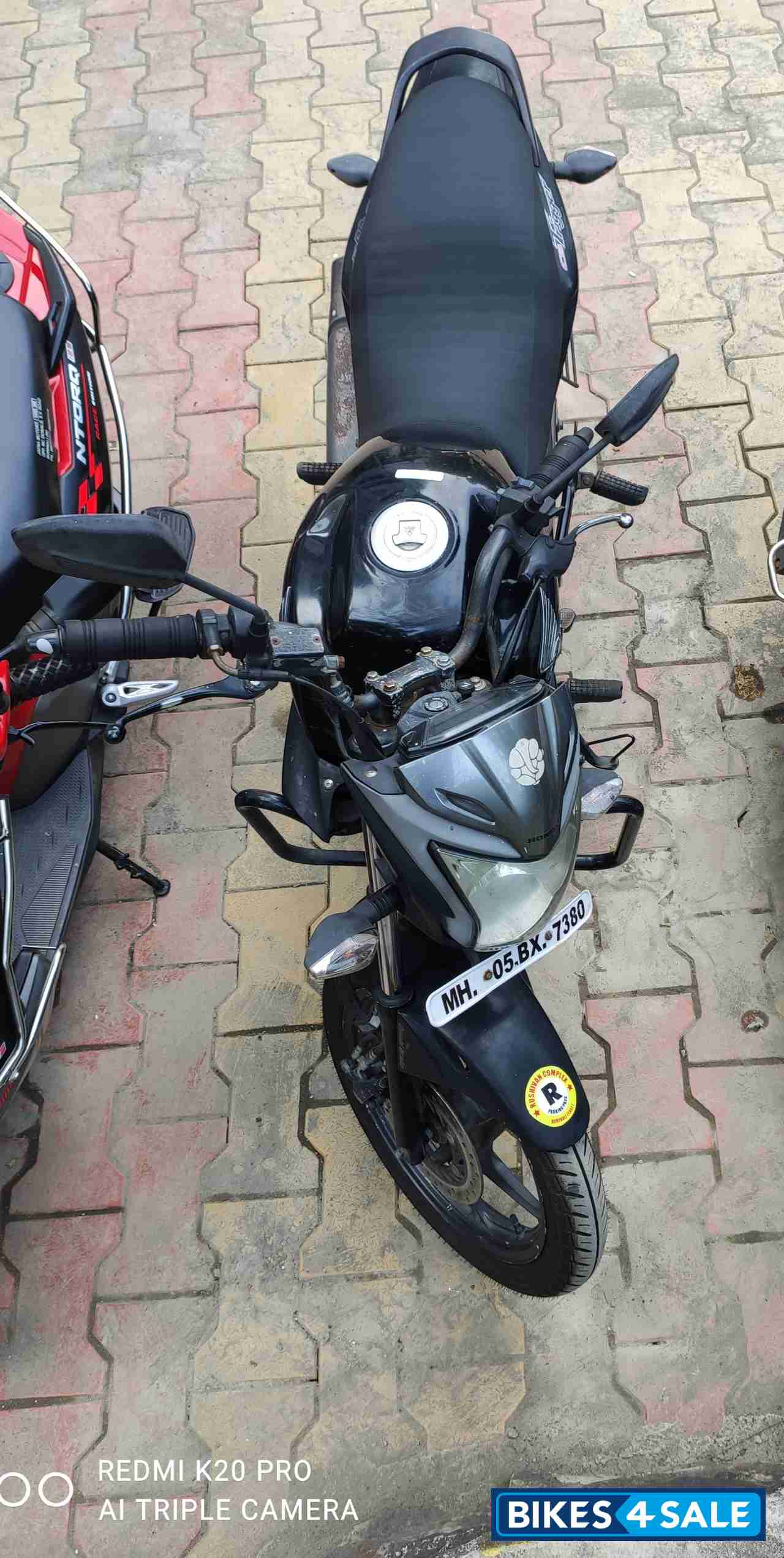 Black Honda CB Trigger