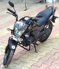 Black Honda CB Trigger