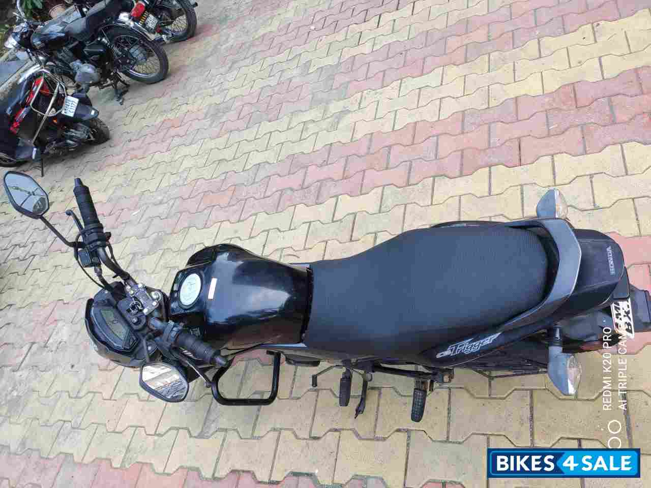 Black Honda CB Trigger