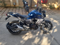 Blue Yamaha FZ-S