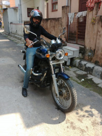 Blue Royal Enfield Thunderbird 500