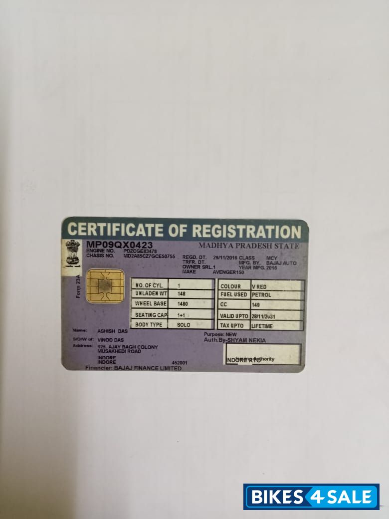 Rad Bajaj Avenger Street 150