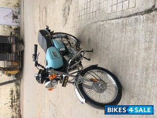 Skyblue Yamaha RX 100