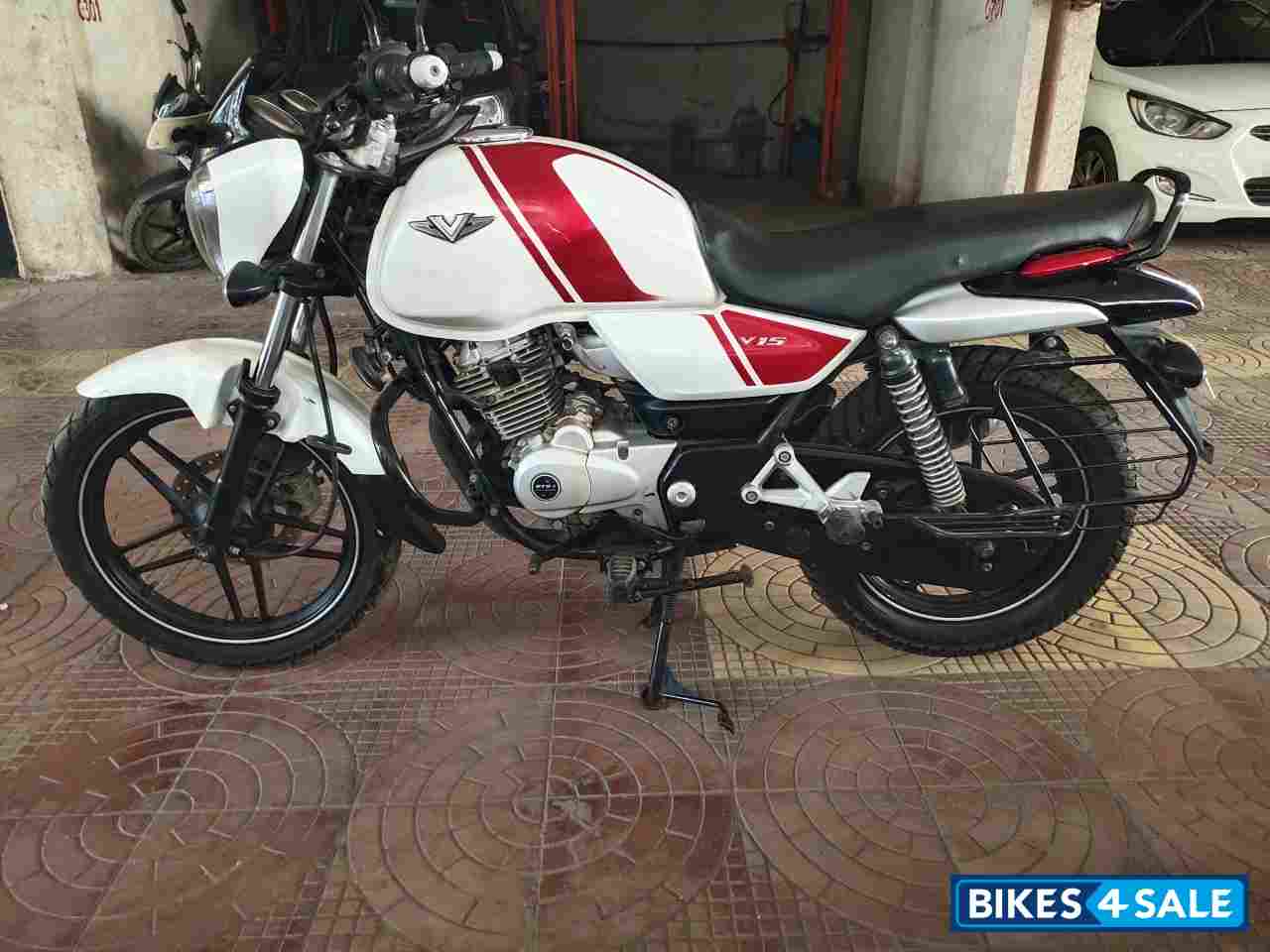 White Red Bajaj V15