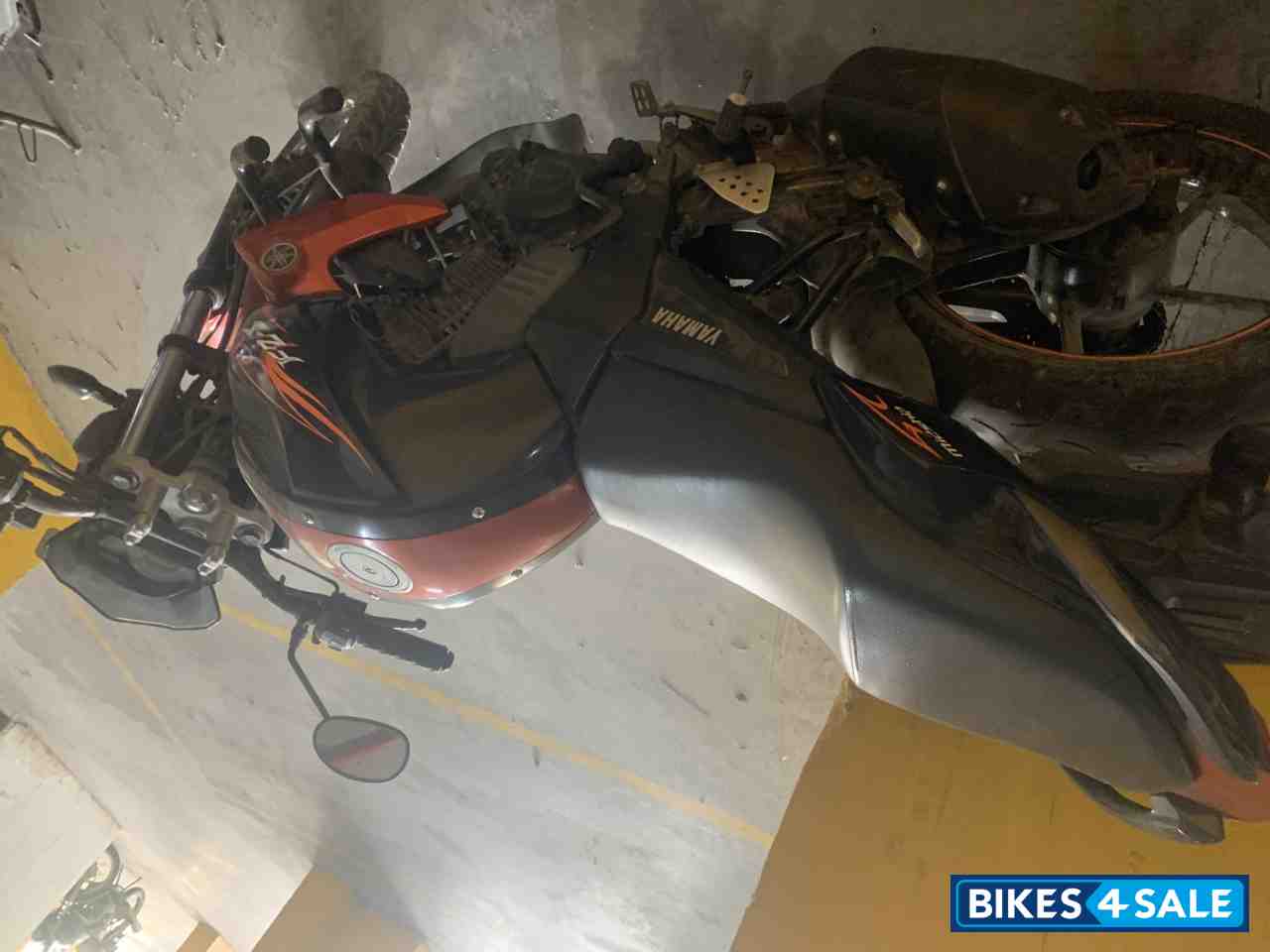 Black Orange Yamaha FZ-S