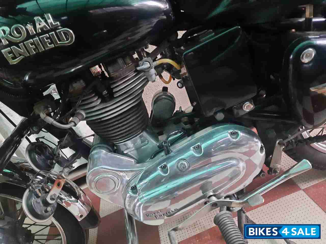 Black Royal Enfield Bullet