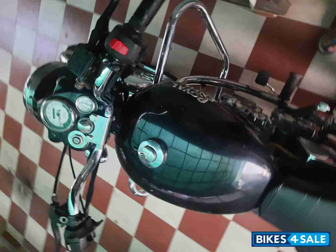 Black Royal Enfield Bullet