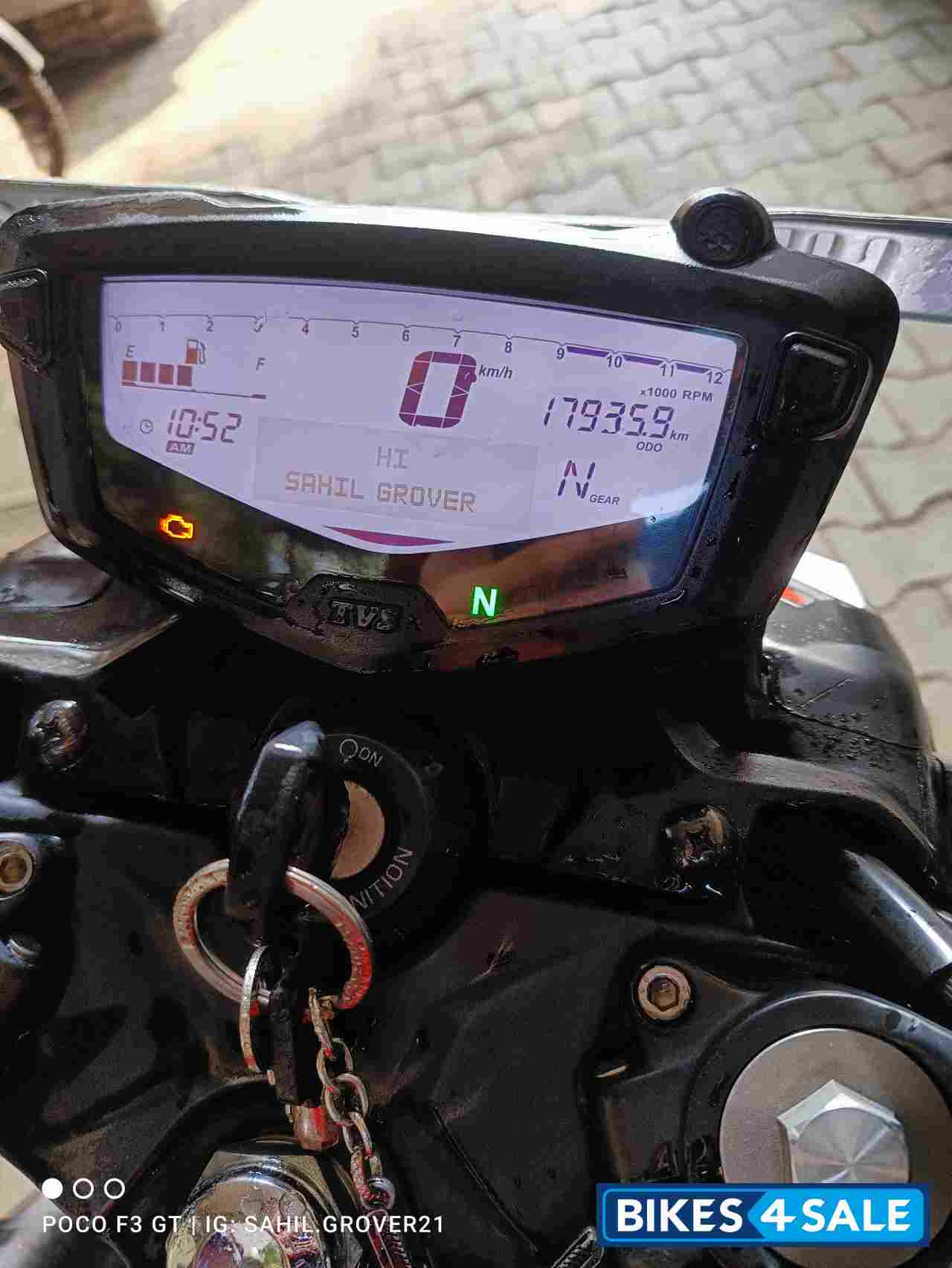 Black And Red TVS Apache RTR 200 4V 2020 Black And Red TVS Apache RTR 200 4V 2020