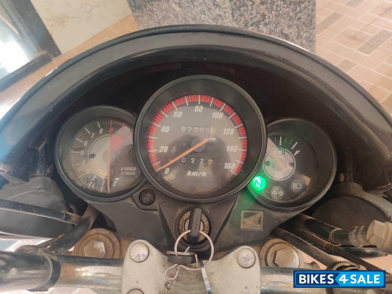 Black Honda CB Unicorn