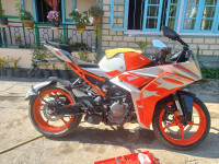Silver Orange KTM RC 200 2022