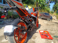 Silver Orange KTM RC 200 2022