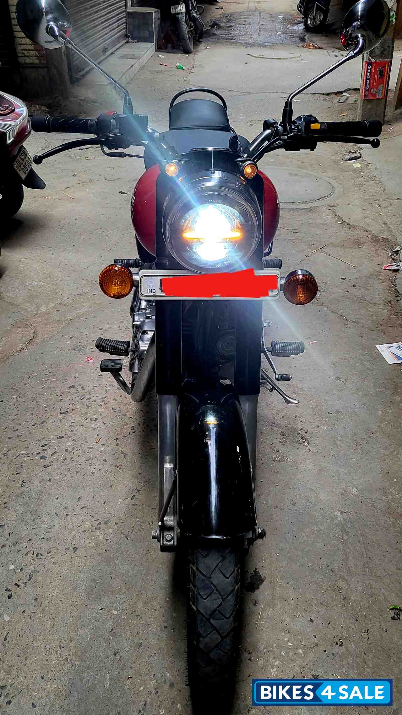 Red Royal Enfield Classic 350 Redditch Red