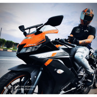 Red Yamaha YZF R15 V3