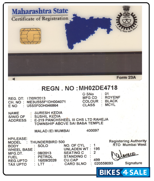 Royal Enfield Thunderbird 500