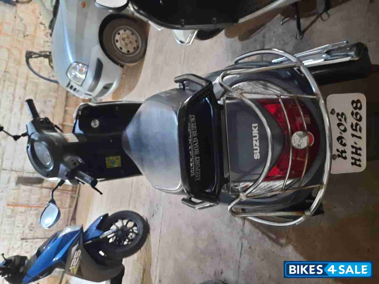 Gray Blue Suzuki Access 125