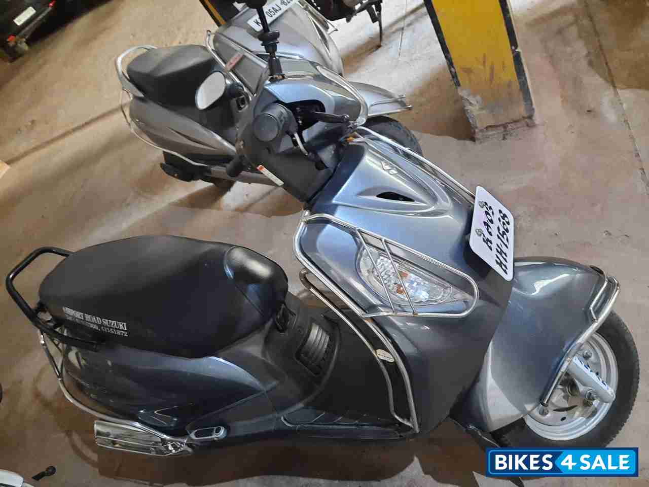 Gray Blue Suzuki Access 125