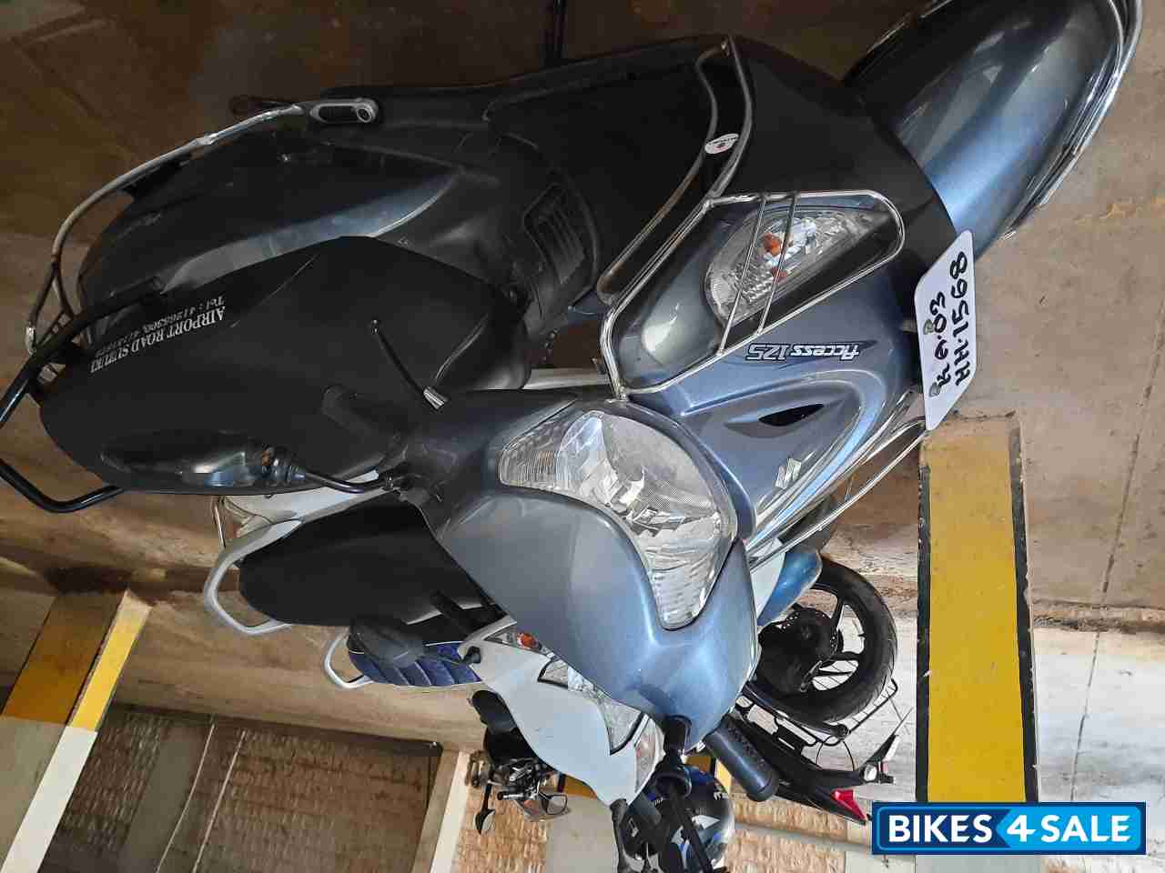 Gray Blue Suzuki Access 125