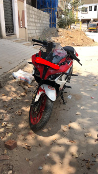 Red Bajaj Pulsar RS 200 ABS