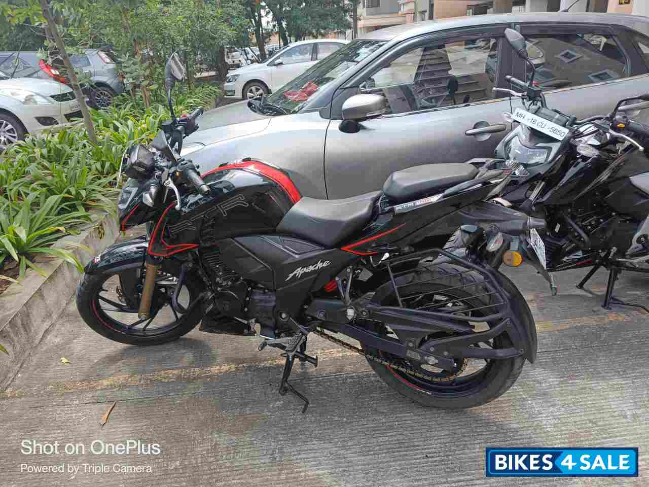 Black TVS Apache RTR 200 4V ABS