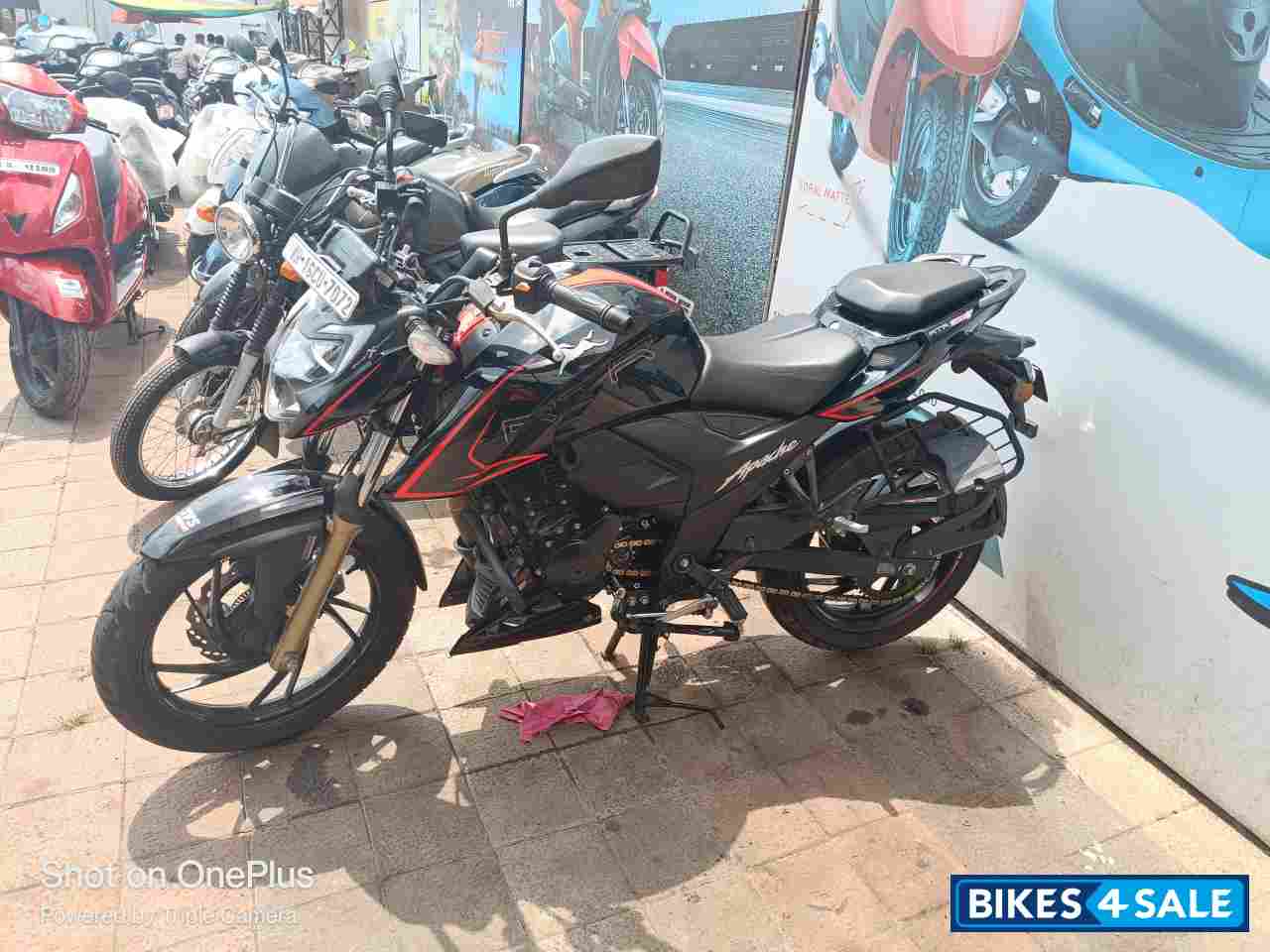 Black TVS Apache RTR 200 4V ABS
