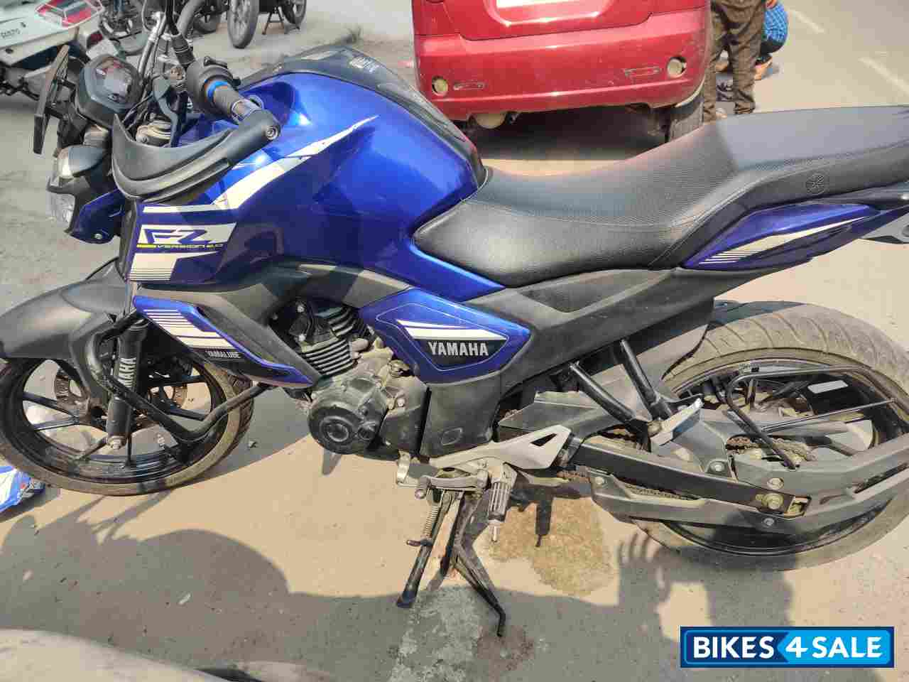 Blue Yamaha FZ FI V3 BS6