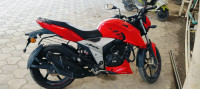 Red And White TVS Apache RTR 160 4V BS6