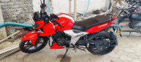 Red And White TVS Apache RTR 160 4V BS6