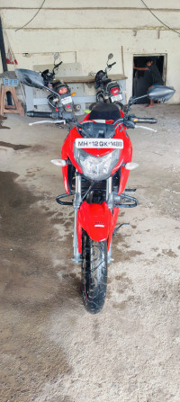 Red And White TVS Apache RTR 160 4V BS6