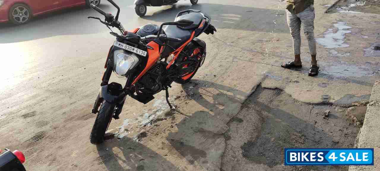 Orange And Black KTM Duke 200