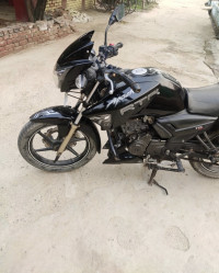 Black TVS Apache RTR 180