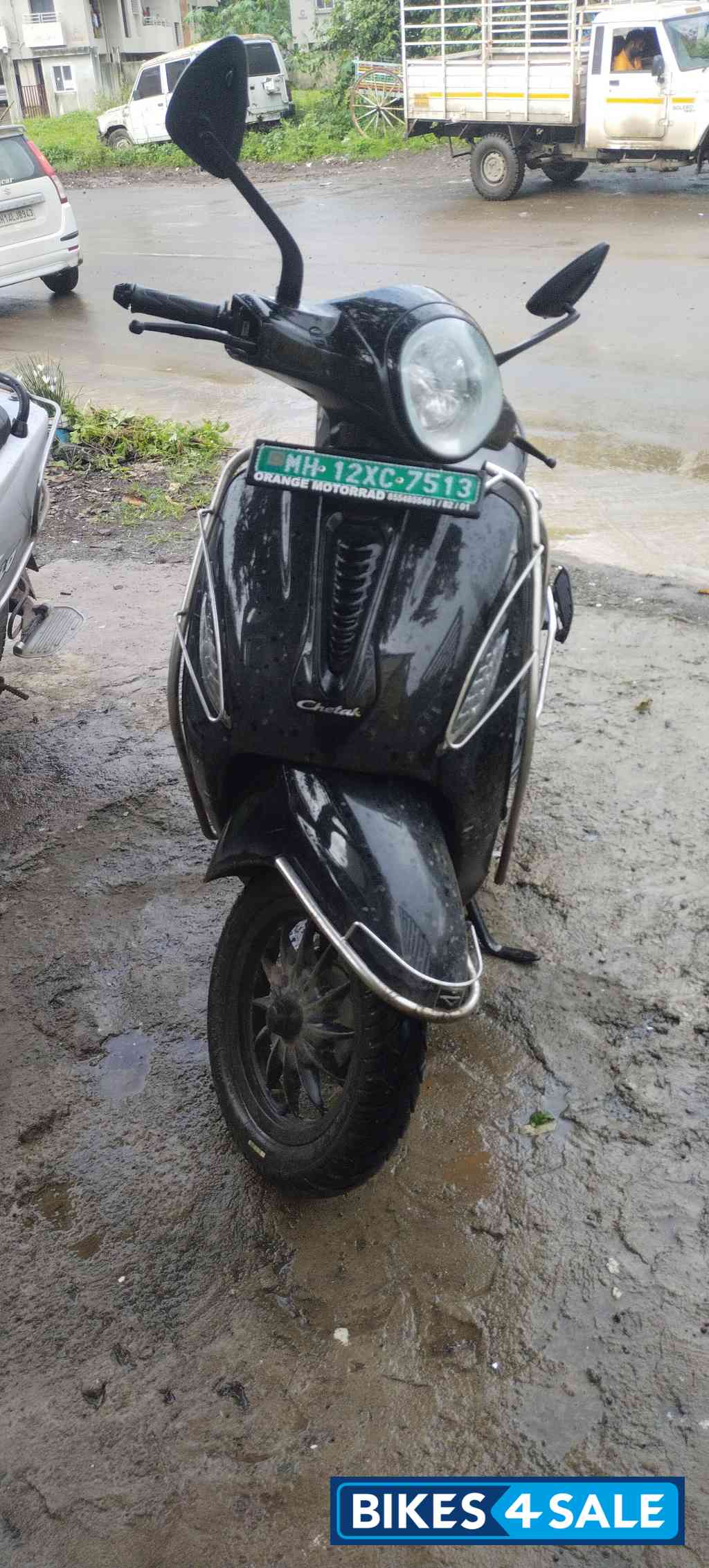 Black Bajaj Chetak Blue 2901 Tecpac