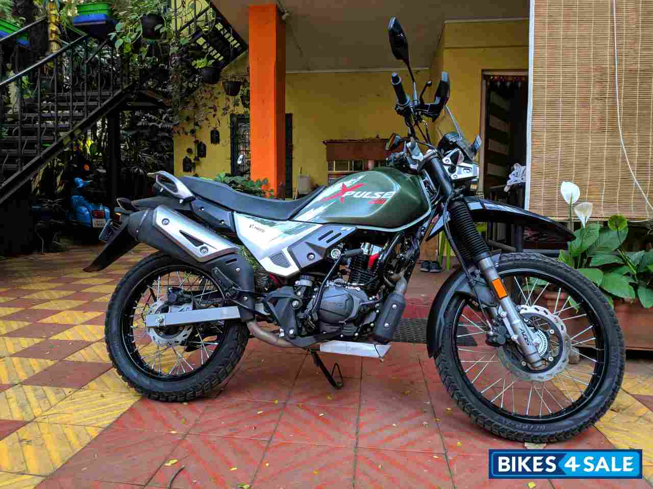 Matte Green Hero XPulse 200 BS6