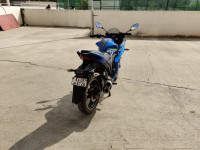 Blue Suzuki Gixxer SF