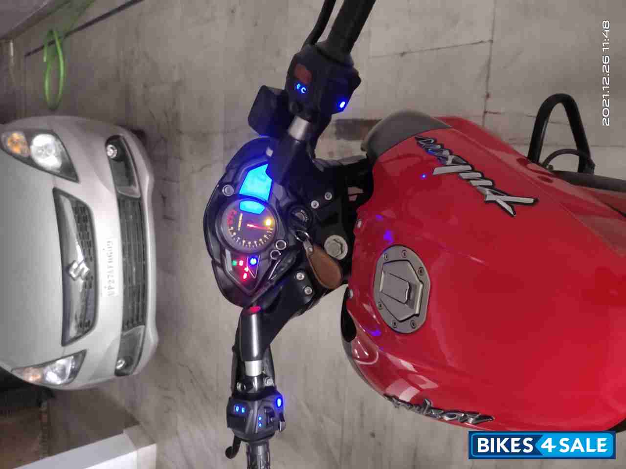 Red Bajaj Pulsar 200 NS