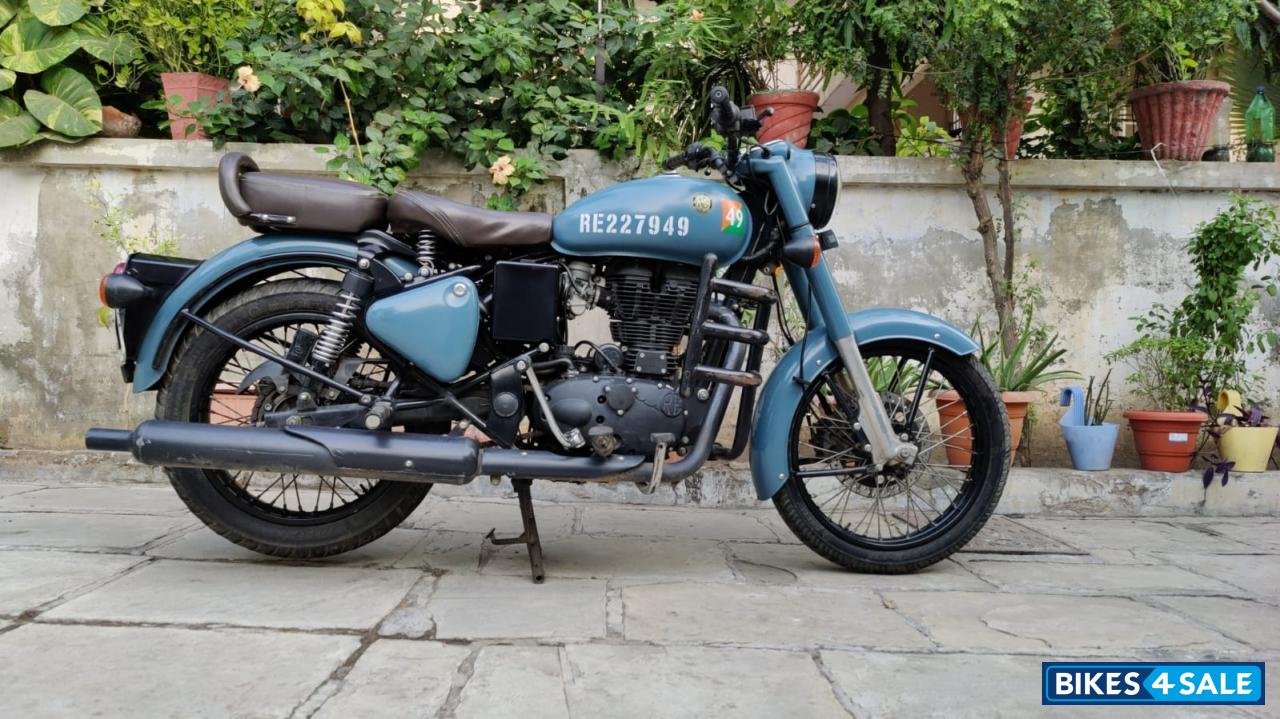 Airborne Blue Royal Enfield Classic 350 BS VI